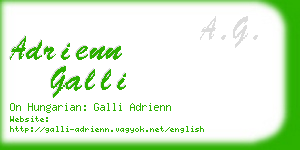 adrienn galli business card